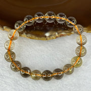 Natural Golden Rutilated Quartz Beads 天然金发水晶手链 29.24g 16.5cm 10.8mm 19 Beads - Huangs Jadeite and Jewelry Pte Ltd