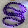 Good Grade Natural Amethyst Necklace 40.44g 52cm 7.3mm 79 Beads