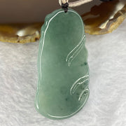 Type A Semi Icy Dragon Pendant 32.45g 56.6 by 28.0 by 12.4mm - Huangs Jadeite and Jewelry Pte Ltd