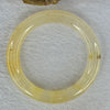 Transparent Yellow Orange Quartzite Jade Bangle 天山玉手镯 Internal Diameter 52.5mm 44.15g 10.8 by 10.3mm