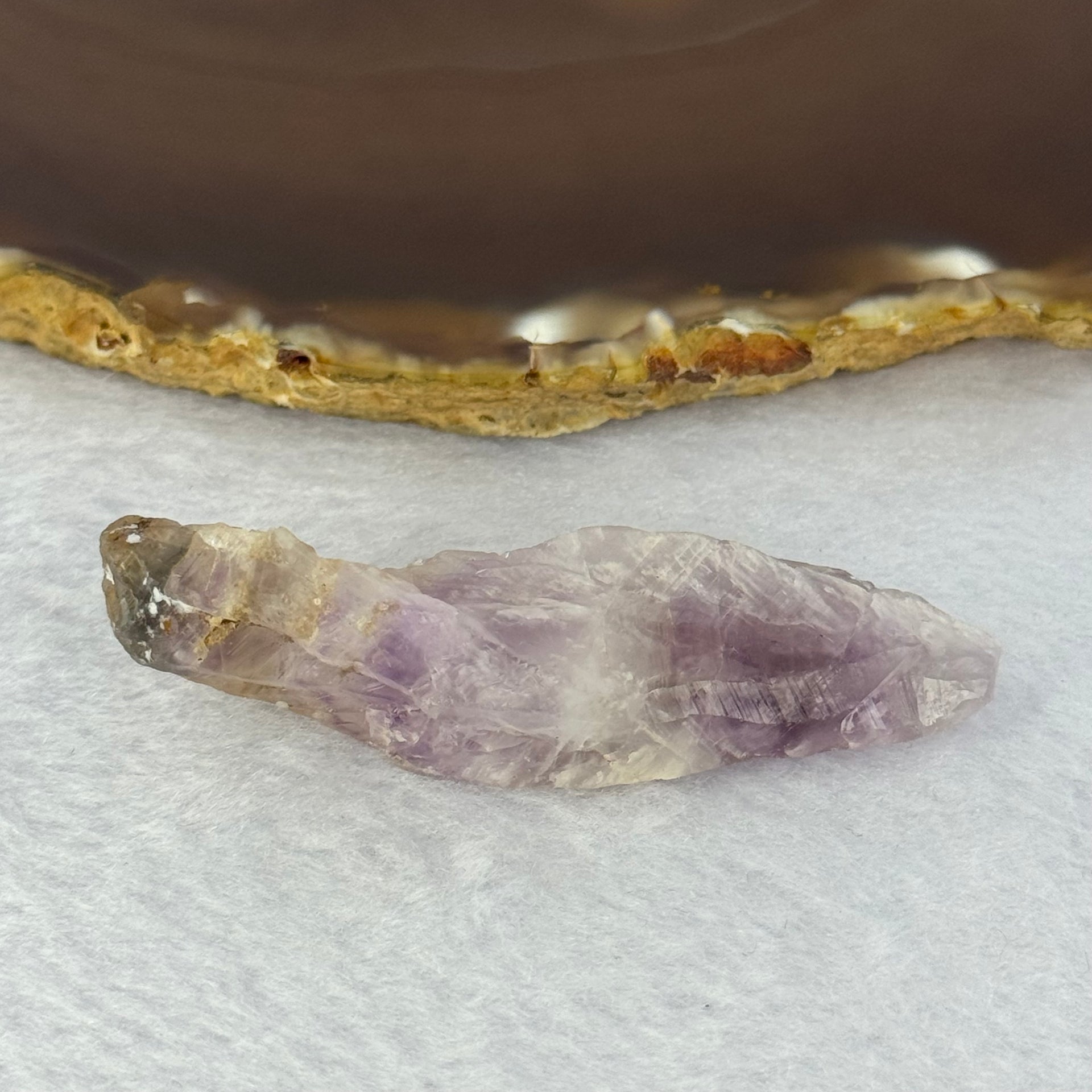 Natural Amethyst Mini Display 19.67g 63.7 by 17.9 by 15.1mm - Huangs Jadeite and Jewelry Pte Ltd