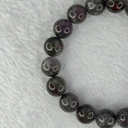 Natural Auralite 23 Bracelet 天然激光23手链 34.77g 17cm 11.5mm 18 Beads - Huangs Jadeite and Jewelry Pte Ltd