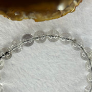 Natural Titanium Rutilated Clear Quartz 16.29g 14.5cm 8.3mm 22 Beads - Huangs Jadeite and Jewelry Pte Ltd