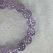 Natural Super 7 Amethyst Beads Bracelet 天然紫超七手链 47.95g 19cm 12.8mm 17 Beads - Huangs Jadeite and Jewelry Pte Ltd