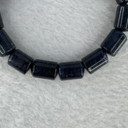 Uncommon Natural Dumortierite Bracelet 30.33 16.5cm 12.6 by 8.9mm 15 Lulu Tong - Huangs Jadeite and Jewelry Pte Ltd