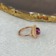 Natural Ruby in Sliver Ring (Adjustable Size) 2.72g 7.9 by 5.9 by 3.5mm - Huangs Jadeite and Jewelry Pte Ltd