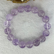 Natural Super 7 Amethyst Beads Bracelet 天然紫超七手链 47.95g 19cm 12.8mm 17 Beads - Huangs Jadeite and Jewelry Pte Ltd