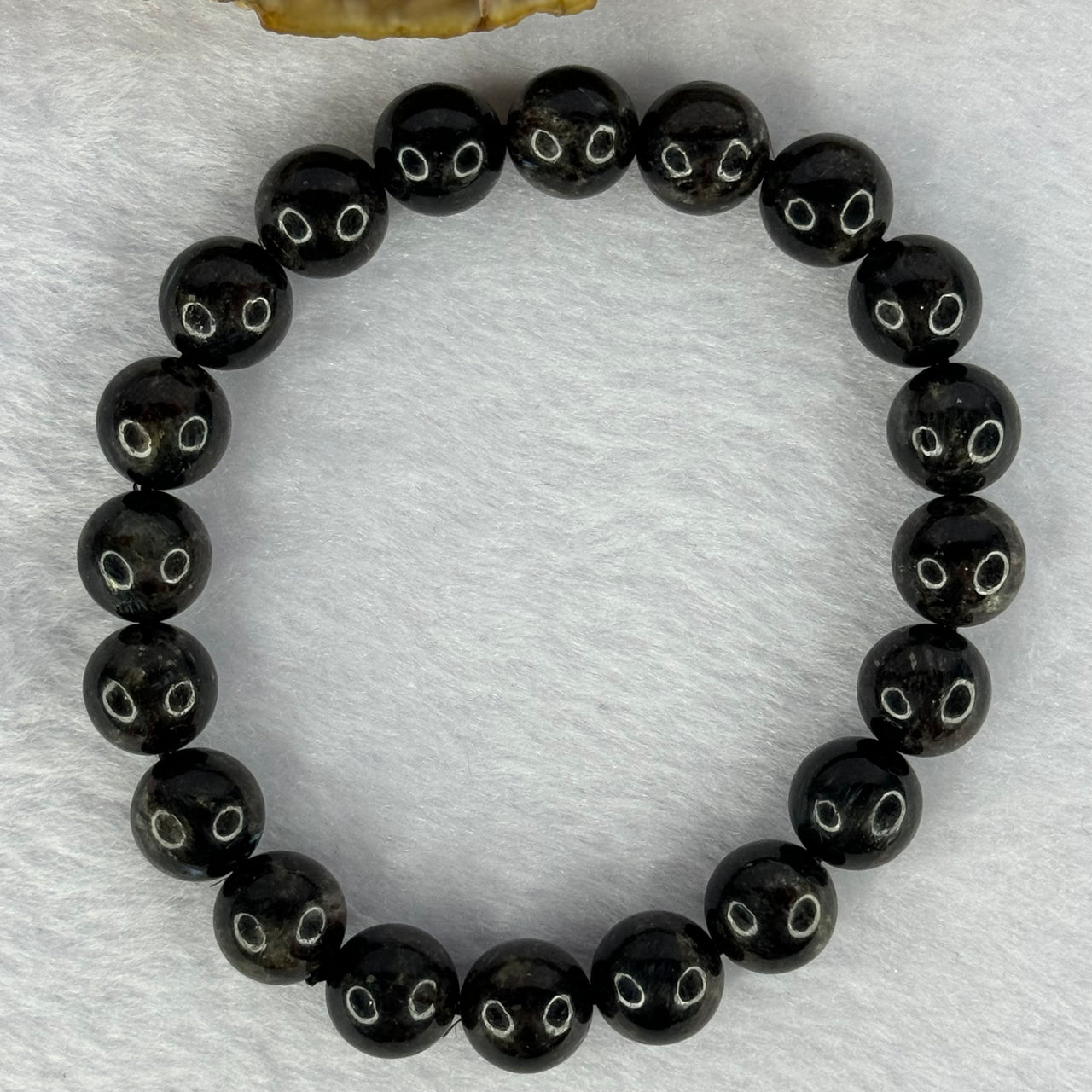 Rare Natural Arfredsonite Bracelet 31.94g 17.5cm 10.1mm 20 Beads - Huangs Jadeite and Jewelry Pte Ltd