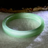 Green Quartzite Jade Bangle 天山玉手镯 28.09g Internal Diameter 58.3mm 9.8 by 6.9mm