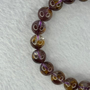 Very Good Grade Natural Auralite 23 Bracelet 天然激光23手链 29.09g 17.5cm 10.4mm 20 Beads - Huangs Jadeite and Jewelry Pte Ltd