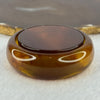 Natural Cognac Amber Bangle Set Internal Diameter 56.6mm 21.9 by 8.4mm Round Piece 54.2 by 23mm Total Weight 84.11g