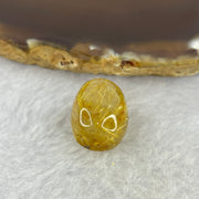 Good Grade Natural Golden Rutilated Quartz Crystal Lulu Tong Barrel 天然金顺发晶水晶露露通桶 
4.72g 14.7 by 13.5mm - Huangs Jadeite and Jewelry Pte Ltd