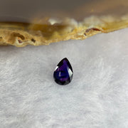 Natural Faceted Tear Drop Shape Blue Sapphire 0.85 ct 7.0 by 4.9 by 2.5mm - Huangs Jadeite and Jewelry Pte Ltd