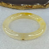 Transparent Yellow Orange Quartzite Jade Bangle 天山玉手镯 Internal Diameter 52.5mm 44.15g 10.8 by 10.3mm