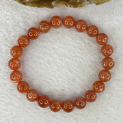 Good Grade Natural Sunstone, Heliolite and Aventurine Feldapar Beads Bracelet 天然金太阳日光石珠手链 19.29g 16cm 9.0mm 22 Beads - Huangs Jadeite and Jewelry Pte Ltd