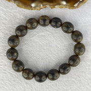 Natural Old Wild Malaysia Agarwood Oval Beads Bracelet (Sinking Type) 天然老野生马来西亚沉香手链 19.18g 18cm 12.7mm 15 Beads - Huangs Jadeite and Jewelry Pte Ltd