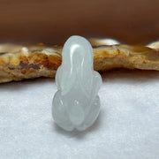 Type A Lavender Jadeite Rabbit Display 6.86g 25.1 by 12.7 by 16.3mm - Huangs Jadeite and Jewelry Pte Ltd