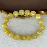 Natural Citrine Quartz Bracelet 34.35g 10.7mm 17 Beads - Huangs Jadeite and Jewelry Pte Ltd