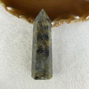 Natural Labradorite Mini Tower 91.44g 85.0 by 29.2 by 23.4mm - Huangs Jadeite and Jewelry Pte Ltd