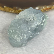 Grand Master Deep Intense Sky Blue Jadeite Pixiu 82.04g 50.6 by 25.7 by 29.2mm - Huangs Jadeite and Jewelry Pte Ltd