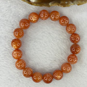 Good Grade Natural Sunstone, Heliolite and Aventurine Feldapar Beads Bracelet 天然金太阳日光石珠手链 33.56g 17cm 11.2 mm 18 Beads - Huangs Jadeite and Jewelry Pte Ltd