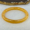 Transparent Orangey Yellow Quartzite Jade Bangle 天山玉手镯 Internal Diameter 59.4mm 29.90g 8.6 by 8.2mm