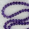 Good Grade Natural Amethyst Necklace 39.71g 52cm 7.3 by 79 Beads