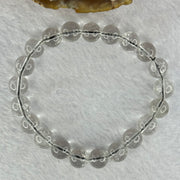 Natural Titanium Rutilated Clear Quartz 22.56g 16cm 9.3mm 21 Beads - Huangs Jadeite and Jewelry Pte Ltd