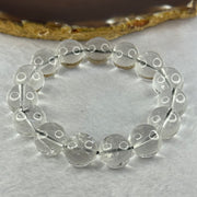 Natural Titanium Rutilated Clear Quartz 53.97g 18cm 14.0mm 15 Beads - Huangs Jadeite and Jewelry Pte Ltd