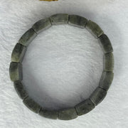 Natural Labradorite Bracelet 42.96g 16.5cm 16.2 by 12.2 by 6.1mm 16pcs - Huangs Jadeite and Jewelry Pte Ltd