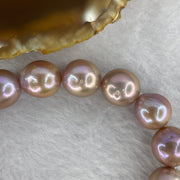 Natural Fresh Water Pearls Bracelet 32.09g 11.5 mm 12 Pearls - Huangs Jadeite and Jewelry Pte Ltd