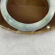 Type A Blue Jade Jadeite Bangle 48.93g inner Dia 56.6mm 11.7 by 7.8mm (External Rough) - Huangs Jadeite and Jewelry Pte Ltd