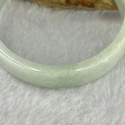 Type A Sky Blue Jadeite Bangle 33.99g inner diameter 53.2mm 13.4 by 4.4mm (slight internal line) - Huangs Jadeite and Jewelry Pte Ltd