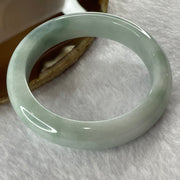 Type A Sky Blue Jade Jadeite Bangle 61.04g inner Dia 55.3mm 13.4 by 8.9mm (Slight Internal Line) - Huangs Jadeite and Jewelry Pte Ltd