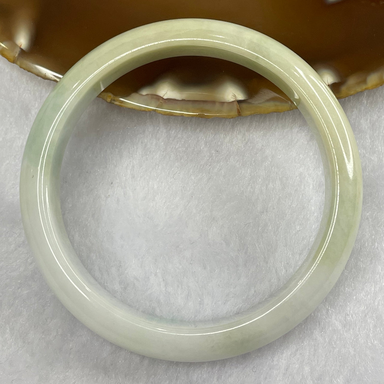 Type A Green, Yellow and Lavender Bangle 41.19g inner Dia 54.7mm 11.6 by 6.7mm - Huangs Jadeite and Jewelry Pte Ltd