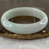 Type A Light Green Jade Jadeite Oval Bangle 50.49g inner Dia 54.6mm 14.0 by 7.5mm - Huangs Jadeite and Jewelry Pte Ltd