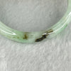 Type A Bright Green Brown Lavender Jadeite Bangle 27.71g inner Dia 53.1mm 10.1 by 5.7mm (slight external rough) - Huangs Jadeite and Jewelry Pte Ltd