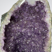 Large Natural Amethyst Display Wooden Stand - 89.12kg 1090 by 480 by 504mm - Huangs Jadeite and Jewelry Pte Ltd