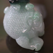 Type A Burmese Jade Jadeite Chan Chu - 47.77g L48.4 D26.2 W36.7mm - Huangs Jadeite and Jewelry Pte Ltd