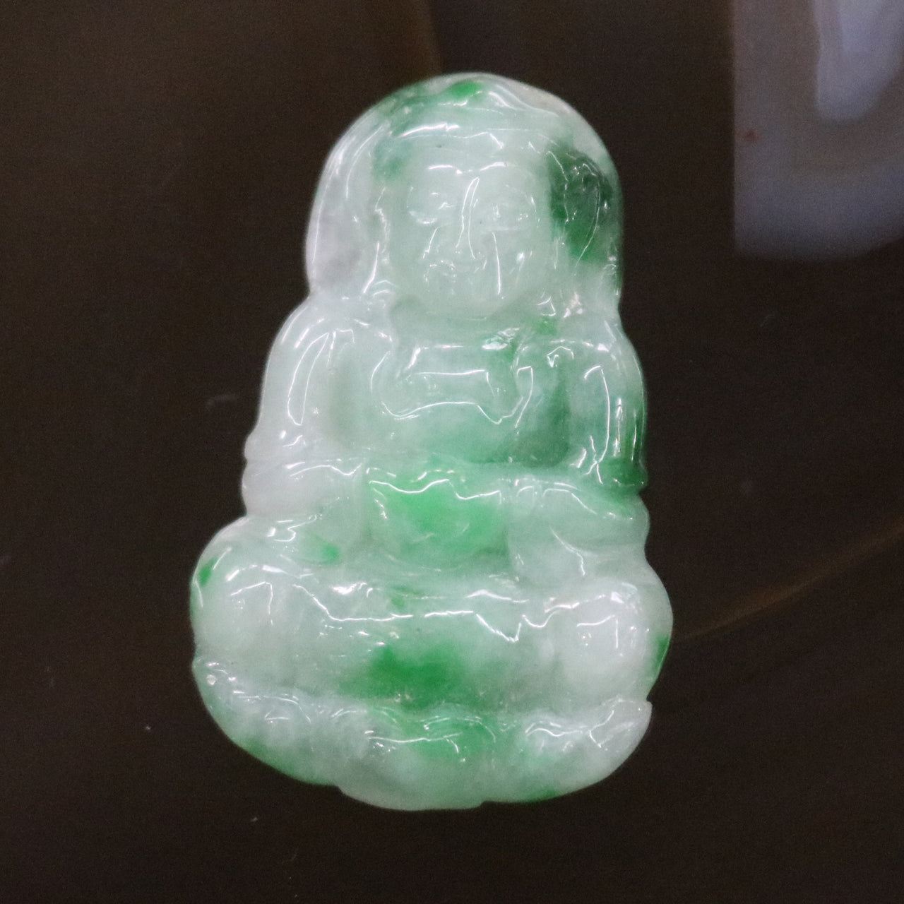 Type A Burmese Jade Jadeite Feng Shui Guan Yin Pendant - Huangs Jadeite and Jewelry Pte Ltd