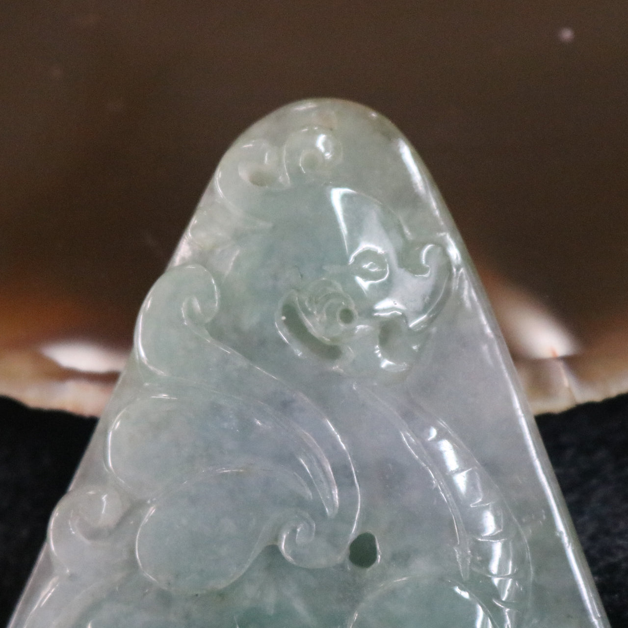 Type A Burmese Jade Jadeite Pixiu Tian Lu - 30.63g L49.2 W60.2 D6.0mm - Huangs Jadeite and Jewelry Pte Ltd