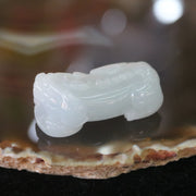 Type A Burmese Jade Jadeite Pixiu - 20.3g L41.9 W17.3 D14.6mm - Huangs Jadeite and Jewelry Pte Ltd