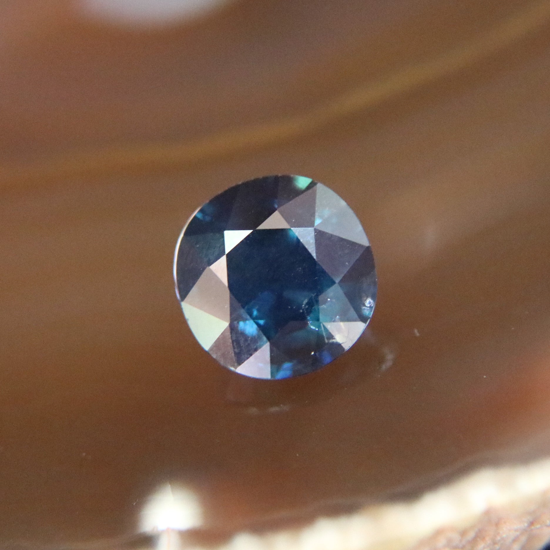 Natural Faceted Blue Sapphire 蓝宝石 - 5.78 cts L10.7 W11.0 D5.9mm - Huangs Jadeite and Jewelry Pte Ltd