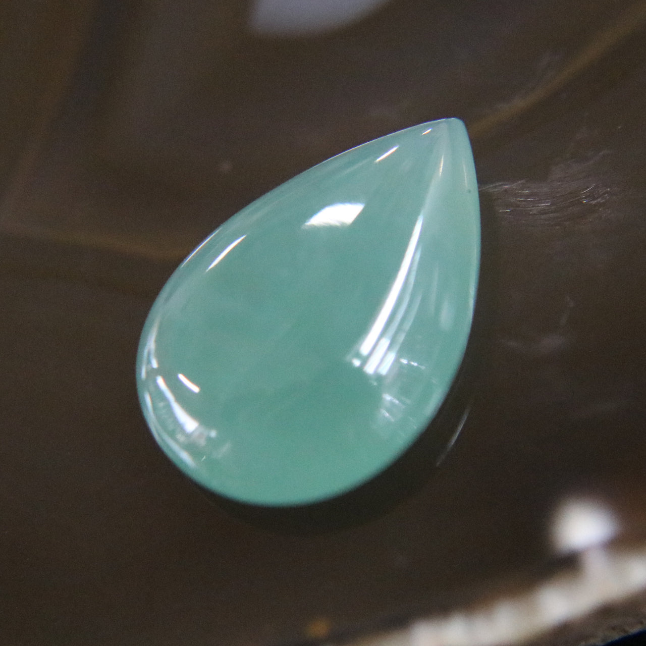 Icy Type A Jade Jadeite Teardrop Loose Stone for Setting - Huangs Jadeite and Jewelry Pte Ltd