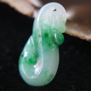 Type A Burmese Jade Jadeite Dragon - 1.33g L22.6 W10.6 D3.3mm - Huangs Jadeite and Jewelry Pte Ltd