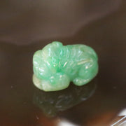 Type A Burmese Jade Jadeite Dog - 5.40g L20.0 W11.4 D11.9mm - Huangs Jadeite and Jewelry Pte Ltd