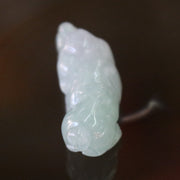 Type A Burmese Jade Jadeite Dog - 6.52g L29.6 W11.1 D12.3mm - Huangs Jadeite and Jewelry Pte Ltd