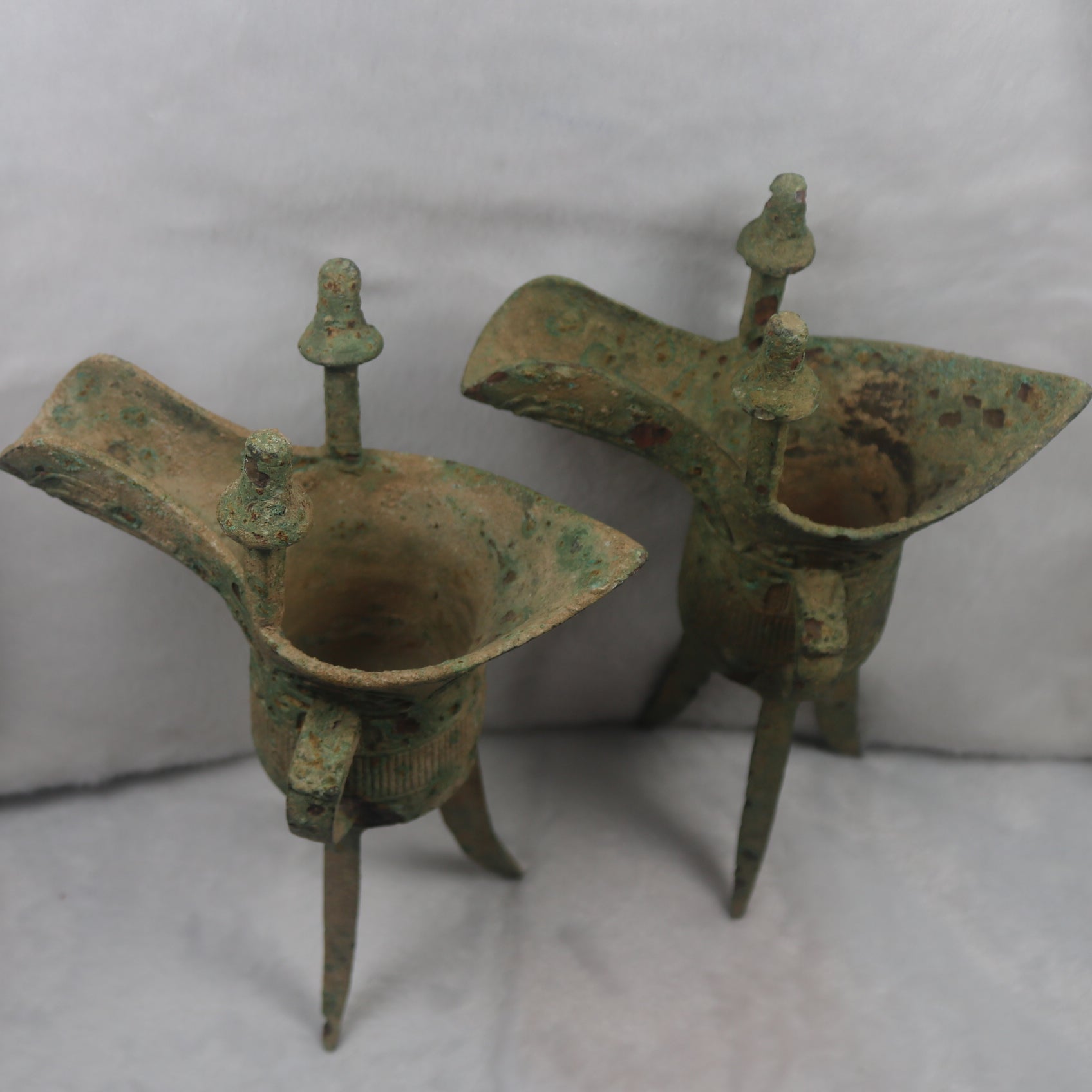 Rare Antique Bronze Wine Vessel - Huangs Jadeite and Jewelry Pte Ltd