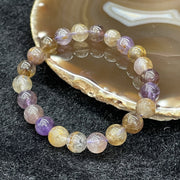 Natural Purple Titanium 紫钛晶 Bracelet 22 beads - 20.03g 8.8mm/bead - Huangs Jadeite and Jewelry Pte Ltd