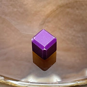 Natural Purple Cube Charm - 3.7g 12.5 by 12.5 by 12.5mm - Huangs Jadeite and Jewelry Pte Ltd